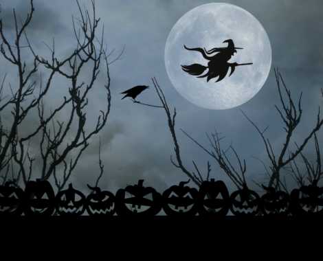 halloween-witch-full-moon